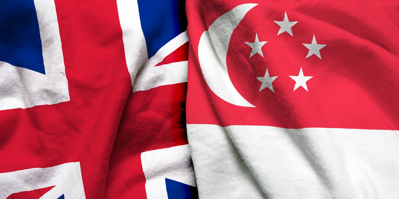 England and Singapore flag - IUK’s UK-Singapore Collaborative Call