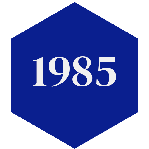 Numbered Hex 1985
